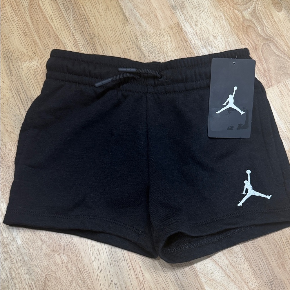 Jordan Girls Black Athletic Shorts